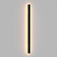 39 in. 30-Watt Black Outdoor Hardwired Linear Waterproof 3000/4500/6000K Integrated LED Wall Lantern Sconce