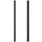 39 in. 30-Watt Black Outdoor Hardwired Linear Waterproof 3000/4500/6000K Integrated LED Wall Lantern Sconce