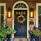 20 in. 2-Pack Large Black Outdoor Wall Lantern Sconce Waterproof with Dusk to Dawn for Porch LED Bulbs Included