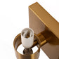 18 in. 2-Light Modern Gold Double Tube Wall Sconce, Sleek Up and Down Light Fixture for Bathroom, Bedroom, or Hallway