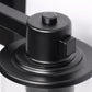 22 in. 4 Light Bathroom Vanity Light, Matte Black Fixtures with Clear Glass Shade, Modern Bathroom Lights Over Mirror