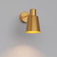 5.1 in. 2-Pack Gold Wireless Wall Sconces, Dimmable LED Wall Lights with Remote Control for Bathroom