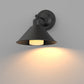 9 in. 2-Pack Black Wireless Wall Sconces, Dimmable LED Wall Lights with Remote Control for Bathroom