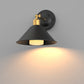 9 in.2-Pack Black and Gold Bell Wireless Wall Sconces, Dimmable LED Wall Lights with Remote Control for Bathroom Bedroom