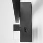 2-Light Modern Matte Black LED Wall Sconce with Frosted Acrylic Shade, Linear Sconce for Bedroom, Hallway, Living Room