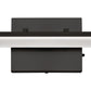 24-Watt 1-Light 24 in. Wall Sconce Vanity Light in Black, Integrated LED Bathroom Wall Light Bar, Light for Mirror