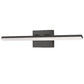 24-Watt 1-Light 24 in. Wall Sconce Vanity Light in Black, Integrated LED Bathroom Wall Light Bar, Light for Mirror