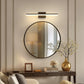 24-Watt 1-Light 24 in. Wall Sconce Vanity Light in Black, Integrated LED Bathroom Wall Light Bar, Light for Mirror