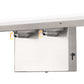 24 in. 24-Watt 1-Light Nickel Vanity Light Integrated LED Wall Sconce for Bathroom, Modern Matte Black Light Bar Over