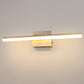 24 in. 24-Watt 1-Light Nickel Vanity Light Integrated LED Wall Sconce for Bathroom, Modern Matte Black Light Bar Over
