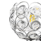 6.7 in. 1-Light Brushed Nickel Wall Sconce,with Crystal Dome Shade for Living Room Foyer