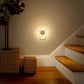 1-Light Motion Sensor Night Light Plug in 0. 6W Warm White, Automatic On/Off for Bedroom, Bathroom, Kids Room 2-Pack