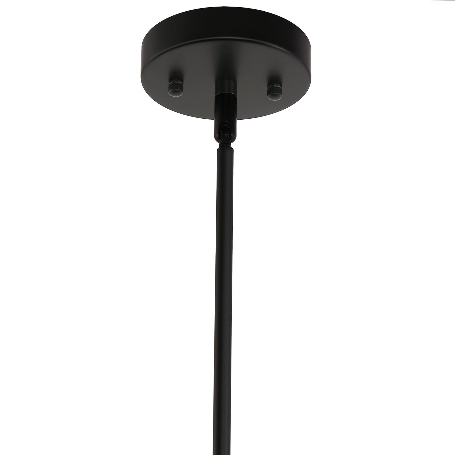 8-Light Black Modern Geometric Chandeliers, Industrial Adjustable Hanging Sputnik Pendant Light