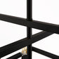 8-Light Black Modern Geometric Chandeliers, Industrial Adjustable Hanging Sputnik Pendant Light