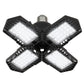 Ultra Bright Garage LED Light – 60W, Adjustable 4-Leaf Panels, 6500K Daylight, Tool-Free Install
