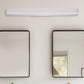 24 in. 1-Light Integrated LED Matte Black Modern Rectangle Vanity Light Bar Wall Fixture for Bathroom Mirror (2-Pack)