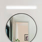 24 in. 1-Light Integrated LED Matte Black Modern Rectangle Vanity Light Bar Wall Fixture for Bathroom Mirror (2-Pack)