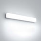 24 in. 1-Light Integrated LED Matte Black Modern Rectangle Vanity Light Bar Wall Fixture for Bathroom Mirror (2-Pack)