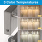 26 in. 28-Watt 4-Light Brushed Nickel Crystal LED Integrated Vanity Light for Bathroom, 3000/4000/6000K Adjustable