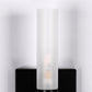 13.9in 2-Light Modern Indoor Wall Sconces with Frosted Glass perfect for bedroom, hallway, living room, bathroom, and study, Non-Integrated Light Source, G9 Socket, No Bulbs Included