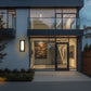 6.22 in. 1-Light Black Outdoor Integrated LED Outdoor Hardwired Wall Sconce with Cylinder Shade