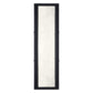 25 in. 30-Watt Black Outdoor Rectangle Hardwired Integrated LED Lantern Wall Sconce with Resin Shade 3000K Waterproof