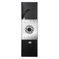 25 in. 30-Watt Black Outdoor Rectangle Hardwired Integrated LED Lantern Wall Sconce with Resin Shade 3000K Waterproof