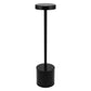 13.4 in. Black Cordless Rechargeable Integrated LED Table Lamp, Modern Portable Stepless Brightness Desk Lamps (2-Pack)