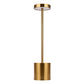 10 in. Gold Cordless Rechargeable Integrated LED Table Lamp, Stepless Brightness Task and Reading Desk Lamps (2-Pack)