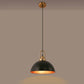 14 in. 1-Light Matte Black Farmhouse Pendant Light Hanging Industrial Ceiling Lights Fixture for Kitchen Island (2-Pack)