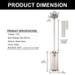 1-Light Nickel Pendant Light with Clear Glass Shade, Modern Industrial Lighting for Kitchen Island and Dining Room