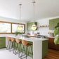 1-Light Brushed Nickel Mini-Pendant Light with Frosted Glass Shade