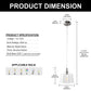 1-Light Brushed Nickel Pendant Light with Seeded Glass for Dining Rooms, Kitchen Islands, and Entryways