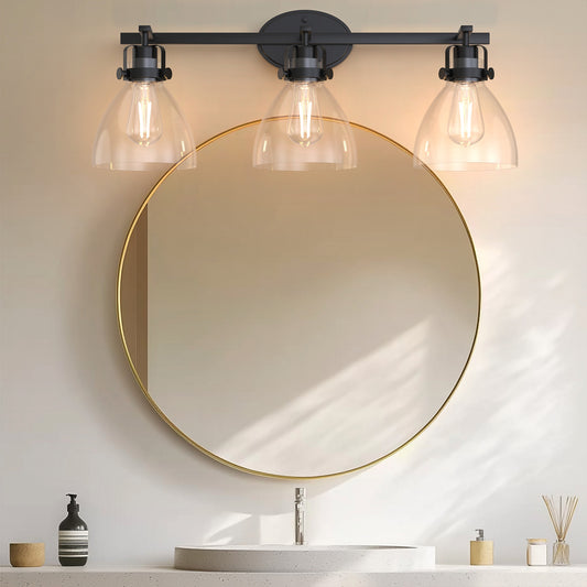 29 in. 3-Light Vanity Light, Affordable Bathroom Fixture for Bright Lighting