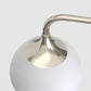 27 in. Modern 3-Light Brushed Nickel Vanity Light   Bathroom Lighting with Soft White Glass for Bathroom