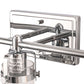 22 in. 3-Light Brushed Nickel Vanity Light for Bright, Affordable Bathroom Lighting，Cone Shade