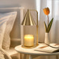 11 in. Sleek Adjustable Gold Desk Lamp - Modern Bedside Table Task and Reading Wax Melting Lampfor Bedroom or Office
