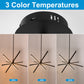 28 in. 4-Light Dimmable Black Sputnik LED Chandelier with Energy-Efficient Lighting