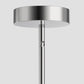 18 in. 1-Light Modern Industrial Pendant Light with Clear Glass Shade, Brushed Nickel for Kitchen Island and Dining Room