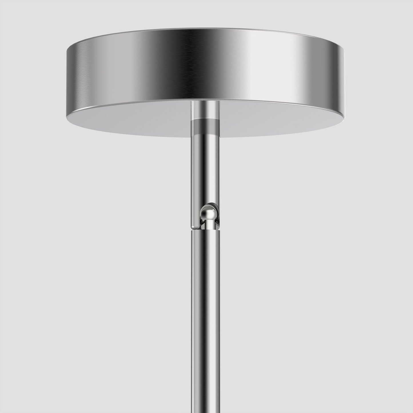 18 in. 1-Light Modern Industrial Pendant Light with Clear Glass Shade, Brushed Nickel for Kitchen Island and Dining Room