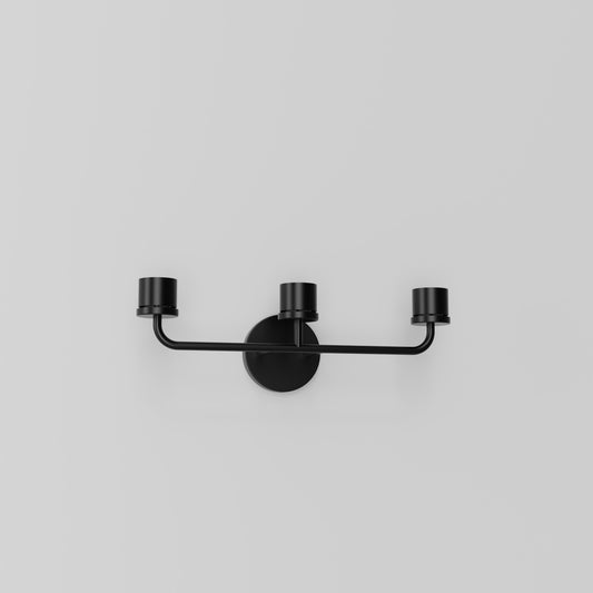3-Light Black Vanity Light Canopy Elevate Your Bathroom with Style