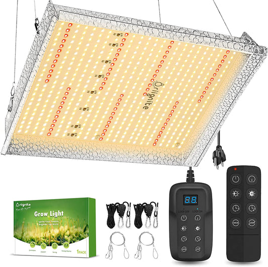 YANSUN LED Grow Lights with 1000W Full Spectrum,3x3ft Coverage, Dimmable & Timing