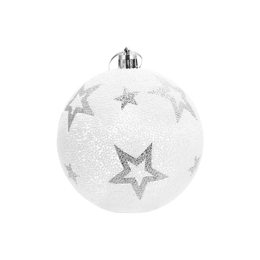 YANSUN Christmas Ball Ornaments Pendants Light, Shatterproof Xmas Tree Decoration Ball Light, Star